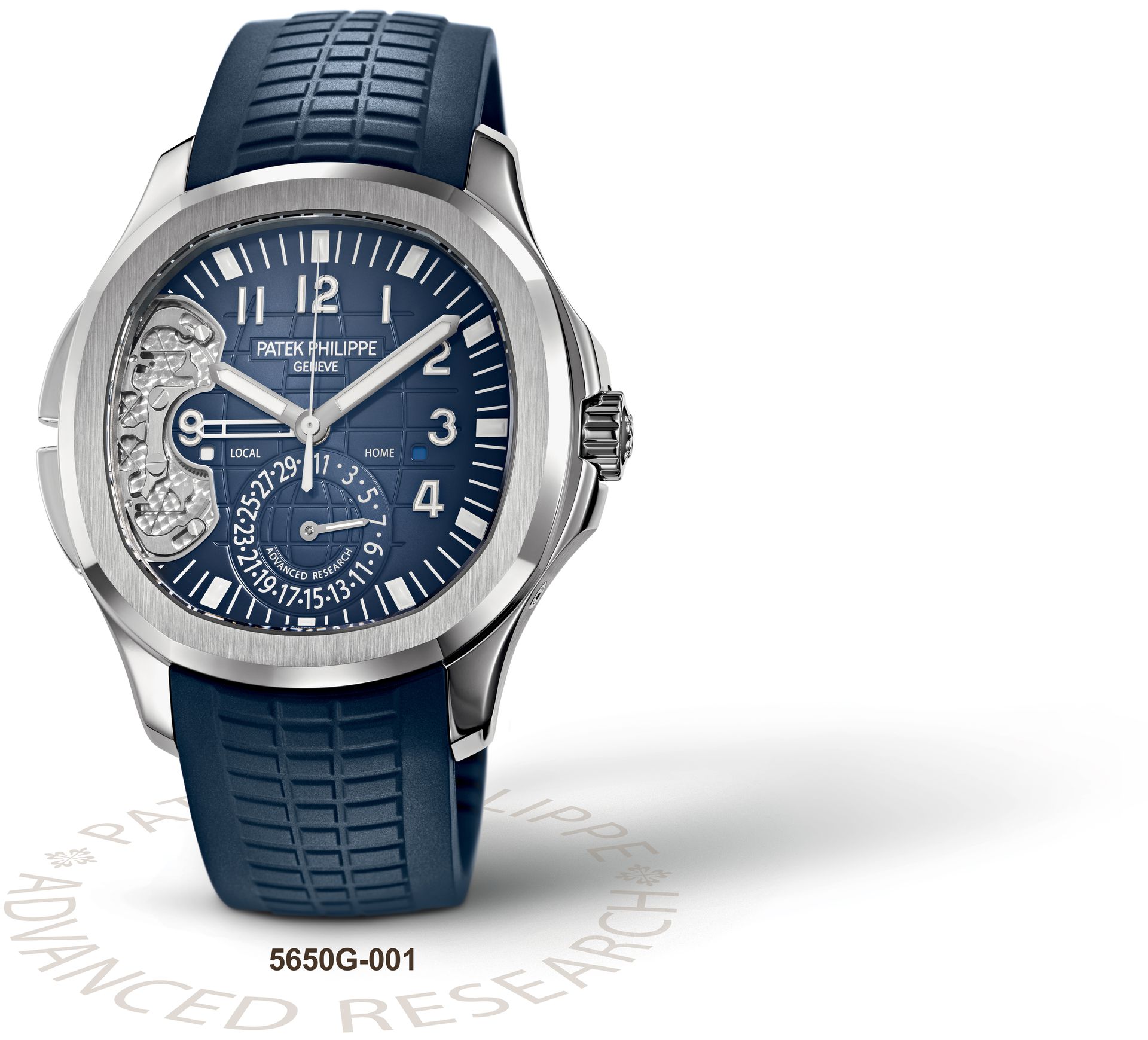 Aquanaut Travel Time، كود 5650، من الأبحاث المتقدمة من Patek Philippe